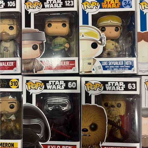 Lot of 10 Star Wars Funko Pops - Picture 3 of 10